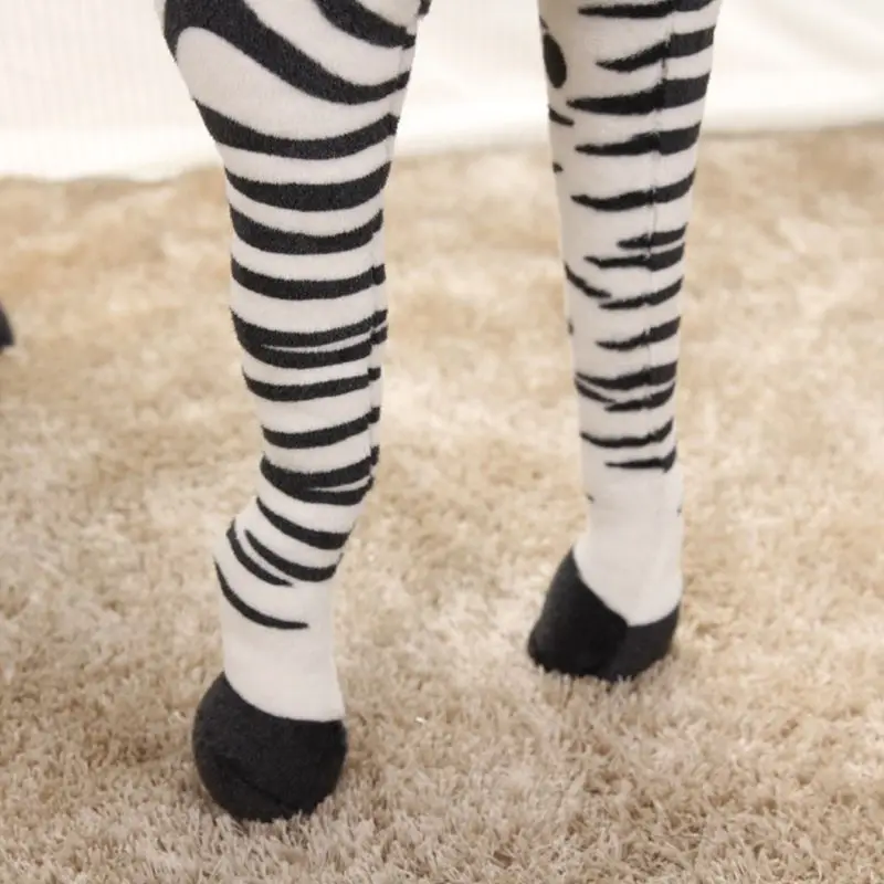 Mäkké, Vypchaté Plyšové Zviera Vankúš Realistické Zebra pre detské Narodeniny Darček