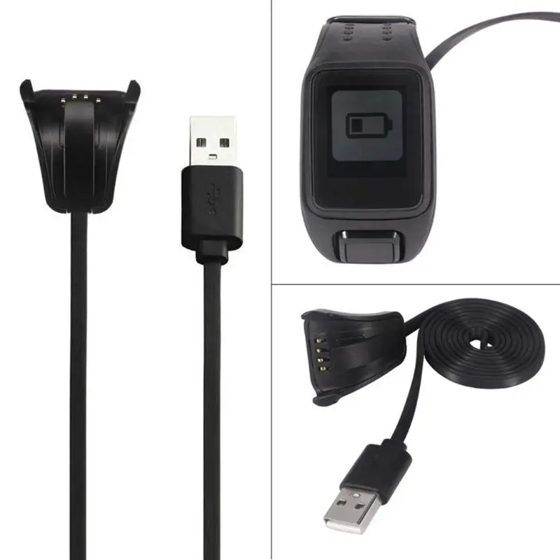 Nabíjanie pomocou pripojenia USB Nabíjací Dock Kábel Nabíjačky pre TomTom Iskra kardio / Spark Kardio + Music / Spark 3 Cardio Fitness GPS Nov-26A