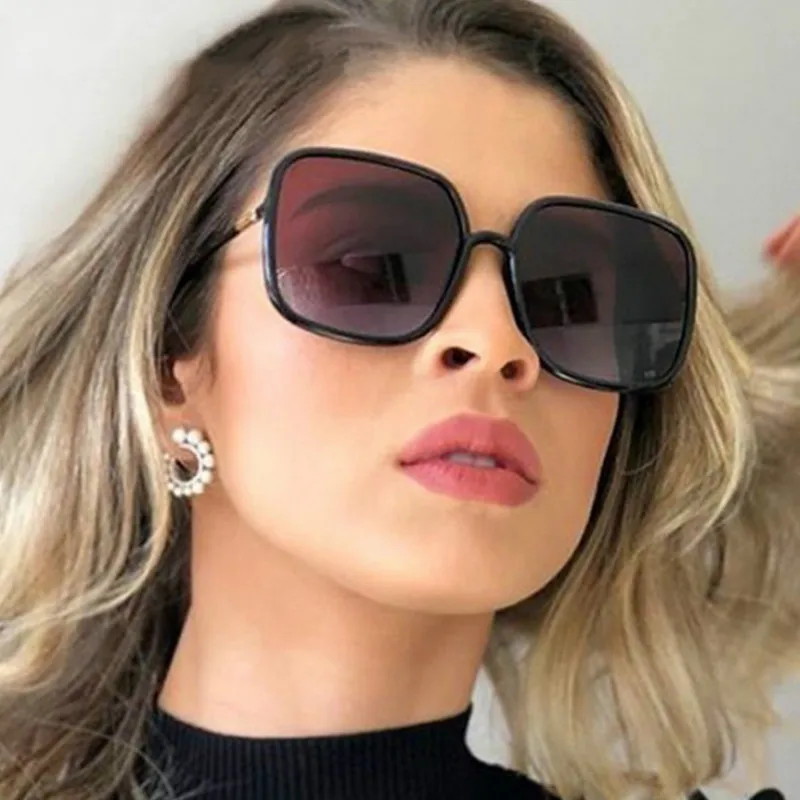 Nadmerné Slnečné okuliare Pre Ženy 2020 Luxusné Značky Veľké Slnečné okuliare, Rám lentes de sol mujer Námestie Retro slnečné Okuliare Žena UV400