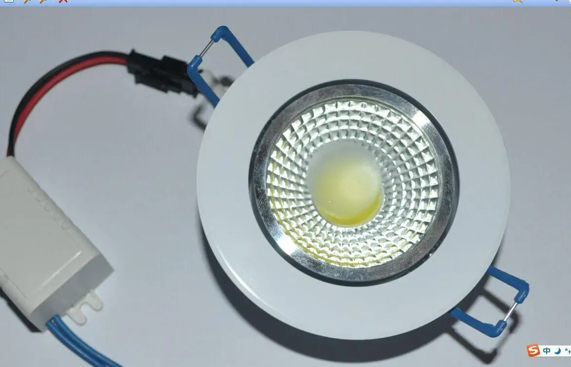 Najnovšie 7W 9W 12W LED COB čip downlight Zapustené LED Stropné svietidlo Bodové Svetlo Lampy Biela/ teplá biela led lampa epistar zk90