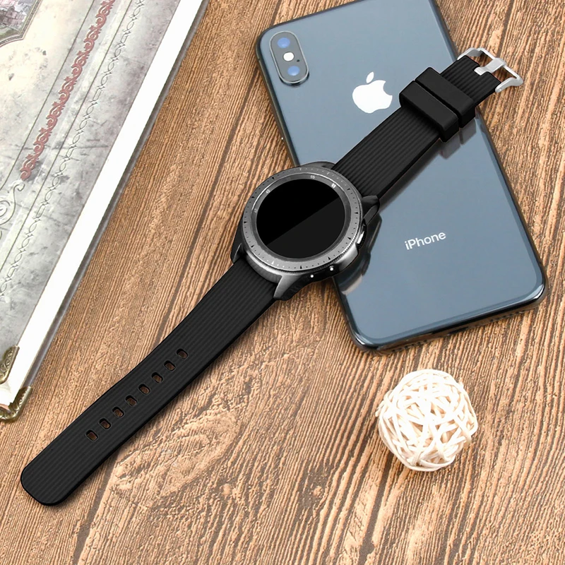 Najnovšie Office Sledovať Kapela Popruh Pre Samsung Galaxy Sledovať 42mm 46 mm náramku Watchbands Correas de reloj Pre Galaxy Sledovať 46 mm