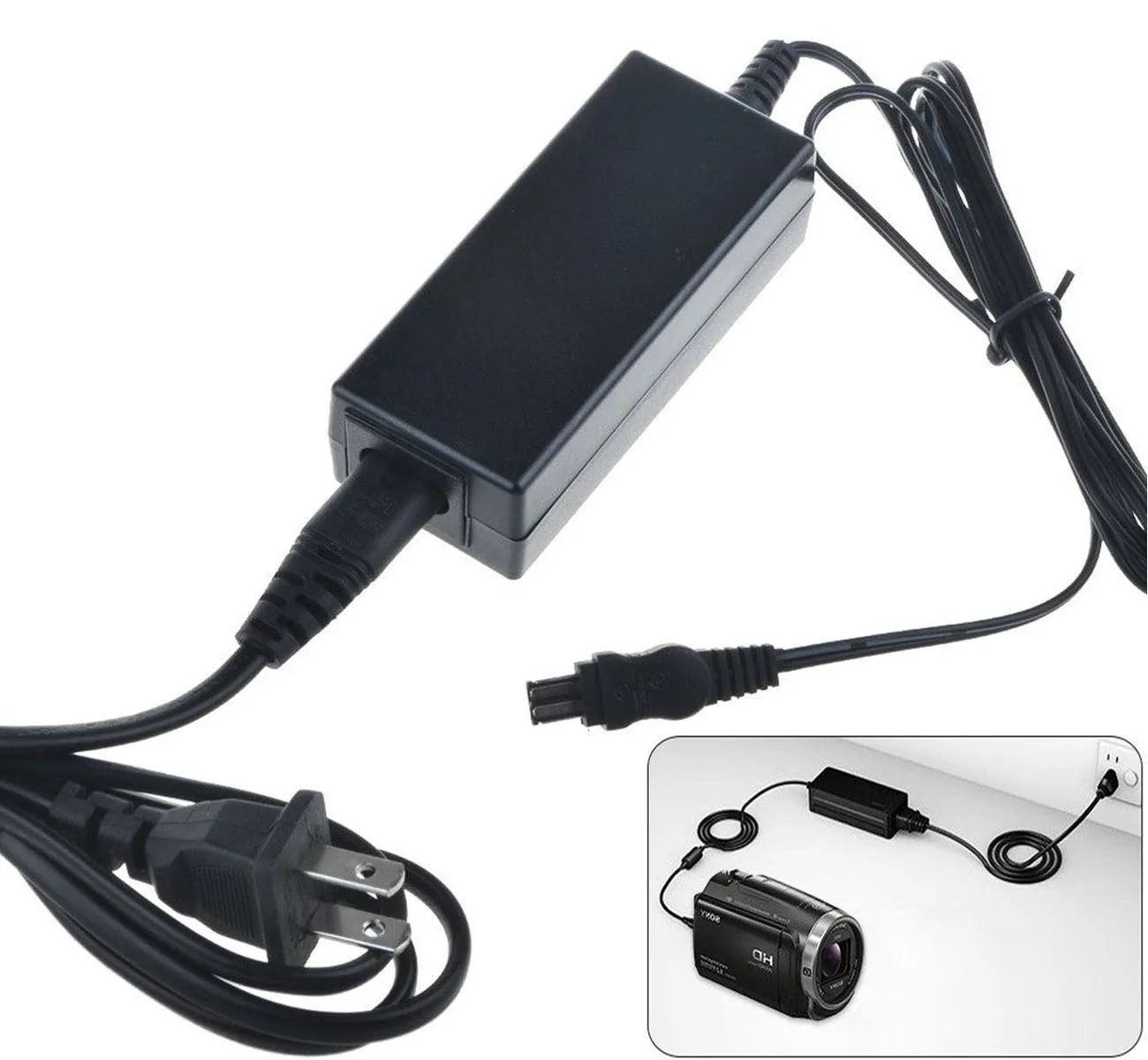 Napájací Adaptér Nabíjačka pre Sony DCR-PC104E, DCR-PC105E, DCR-PC110E, DCR-PC115E, DCR-PC120E, DCR-PC330E Videokamera Handycam