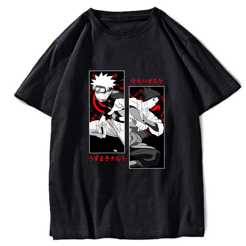 Naruto Itachi Unisex Tričko Harajuku Anime Sasuke T-Shirt Streetwear Letné Topy Tees Tričko HipHop čaj
