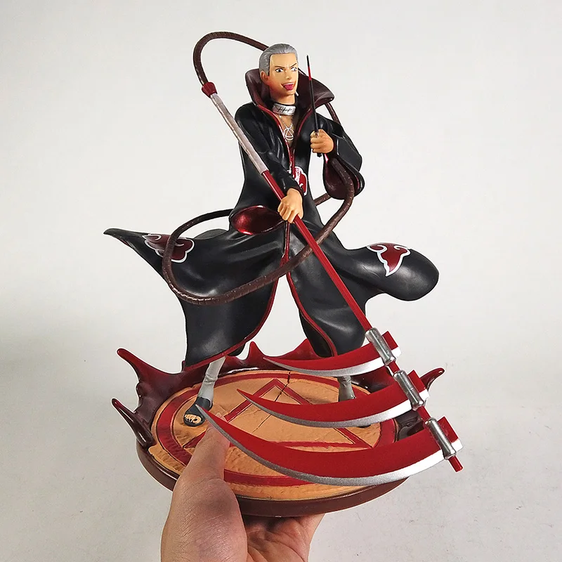 Naruto Shippuden Akatsuki Hidan s Kosou Socha PVC Model Hračka Zberateľskú Figurals