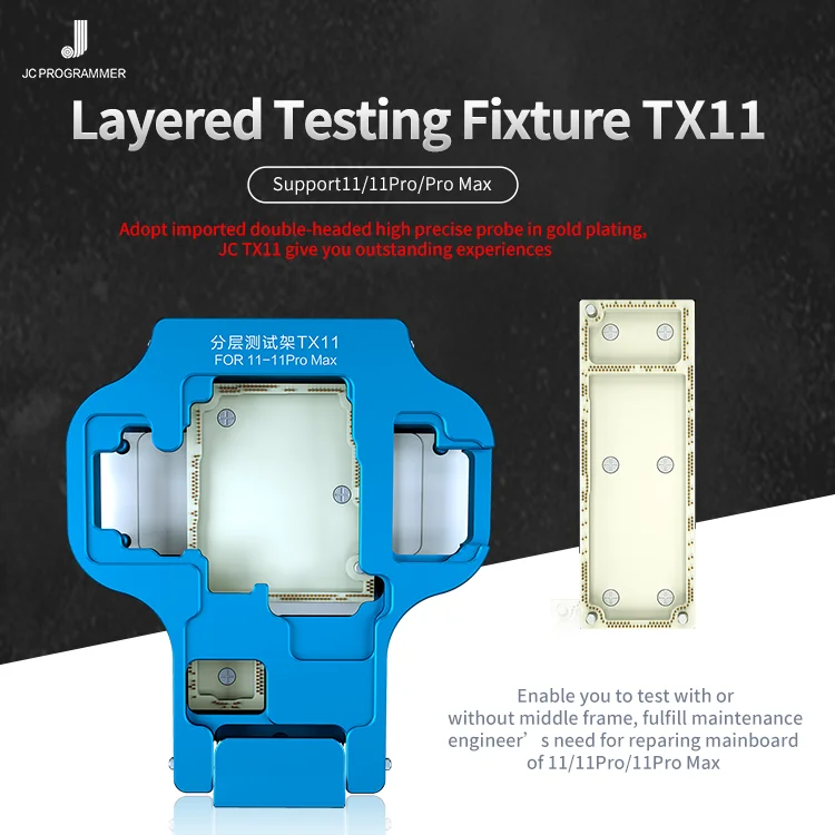 New horúce predaj JC TX11 Vrstvený Testovacie Zariadenie pre iPhone 11/11Pro/Pro Max