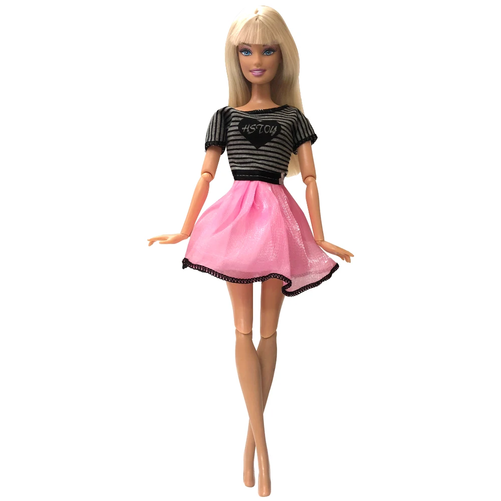 NK 5 Ks/Set Doll Oblečenie Módne Oblečenie Bežné Obleky Pre Bábiku Barbie Najlepší Darček Detská Hračka Bábika Príslušenstvo Dieťa Hračku 02 DZ