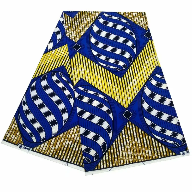 Nové africkej tlače textílie lacné 6 metrov afriky vosk textílie veľkoobchod afriky vosk vytlačí textílie vosk ankara textílie pre šaty