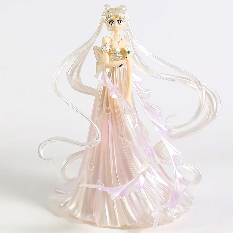 Nové Anime Sailor Moon Usagi Svadobné Šaty Figúrky Dievčatá PVC Figúrka Model Hračky Sailor Moon Akcie Obrázok Kolekcie darček