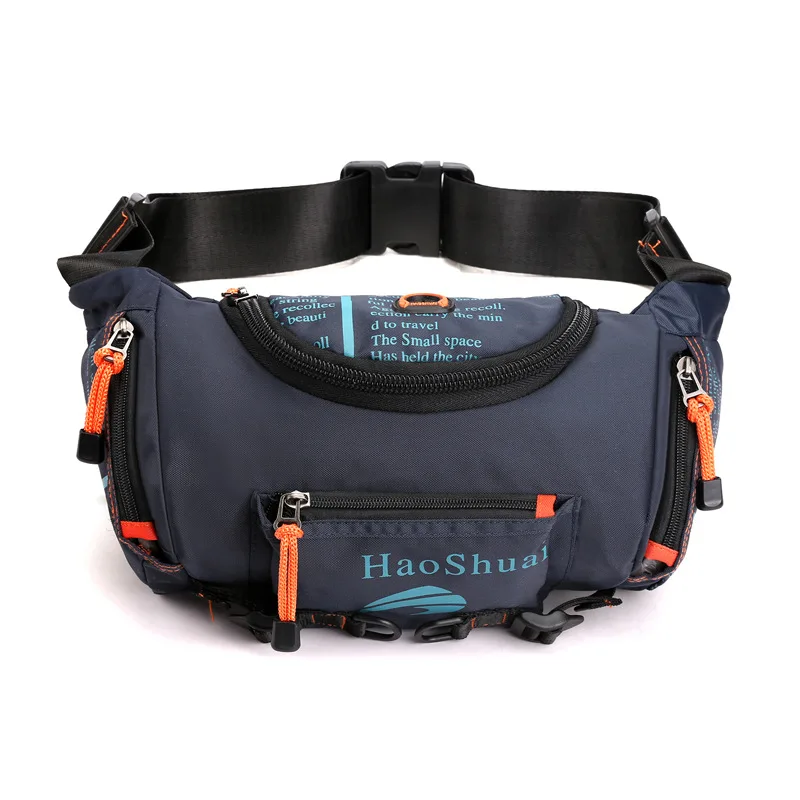Nové multifunkčné vonkajšie pás taška športové pánske ramenný messenger taška nepremokavé hrudníka taška na koni veľkú kapacitu pás taška