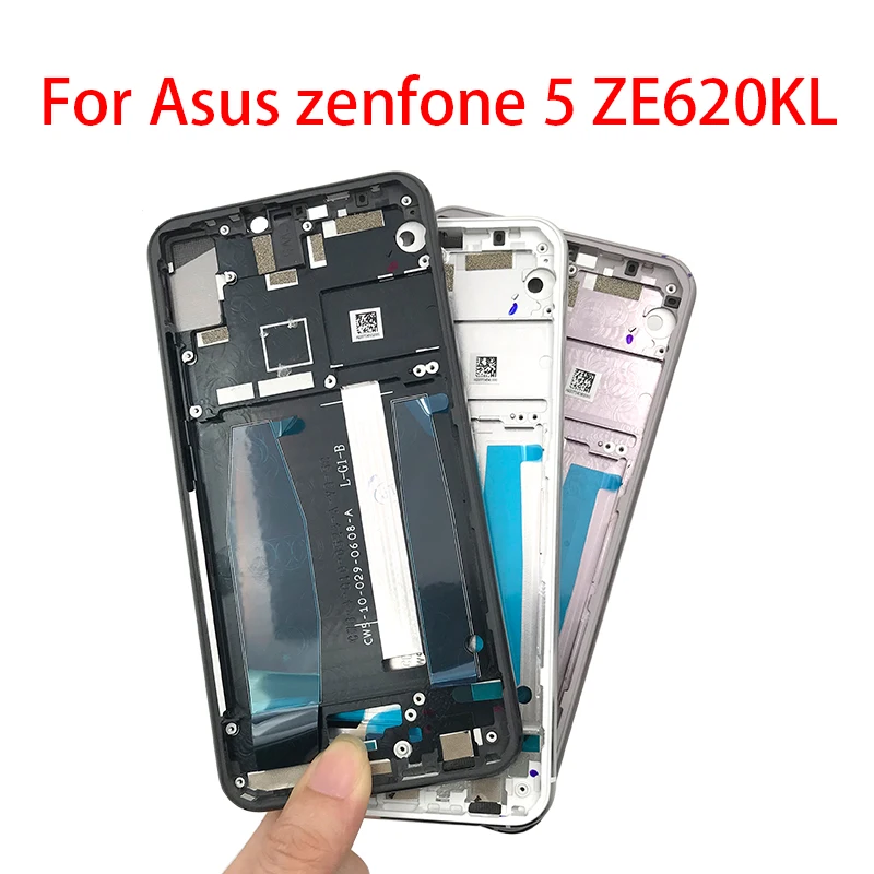 Nové Predné LCD Bývanie Uprostred Rám Doska Rám Pre ASUS Zenfone 3 ZE620KL Opravy Náhradných Dielov