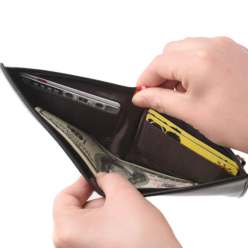 Nové pánske peňaženky krátke zvislé štýl mužov zips peňaženky multifunkčné mince kabelku