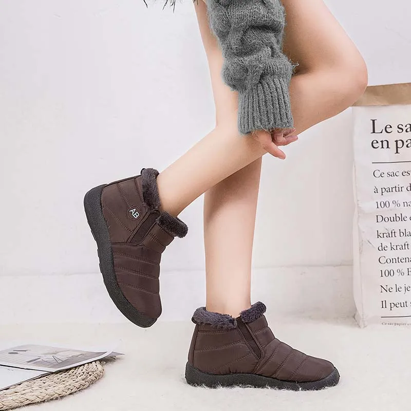 Nové Žien Robustné Topánky Udržať Teplé Zimné topánky na platforme žena dámske topánky Nepremokavé, Zimné Ženské Topánky Plus Veľkosť Botas Mujer