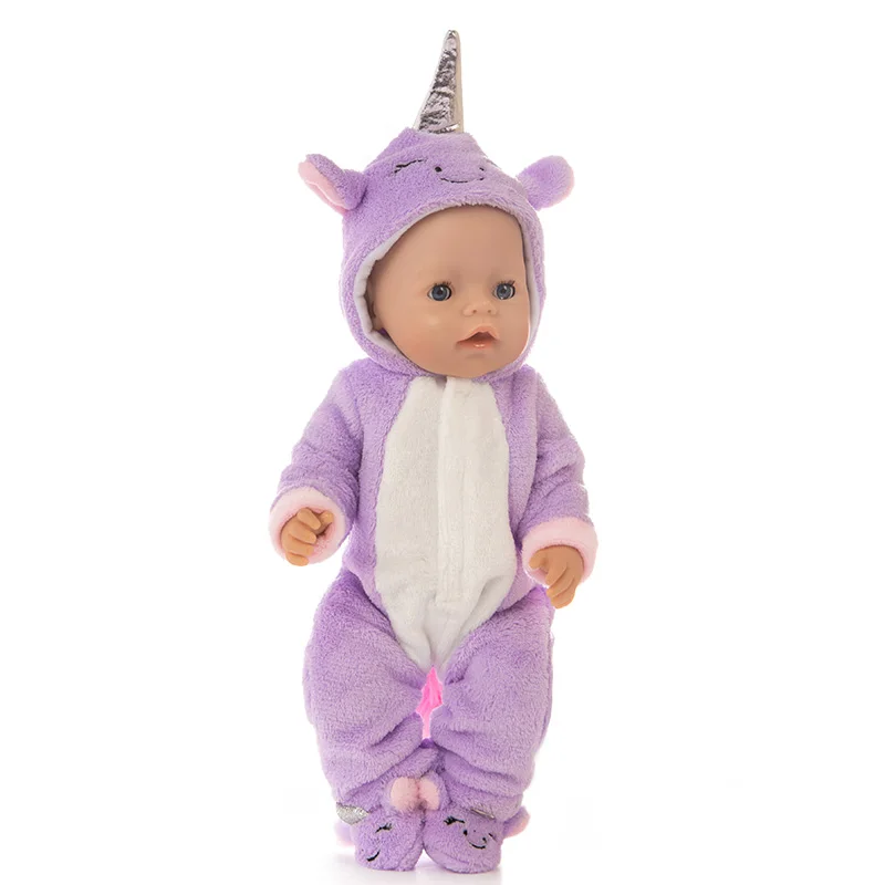 Nový Oblek Pre narodené dieťa 43 cm Bábiky Oblečenie Bábiky, Príslušenstvo Pre 17inch Baby Doll