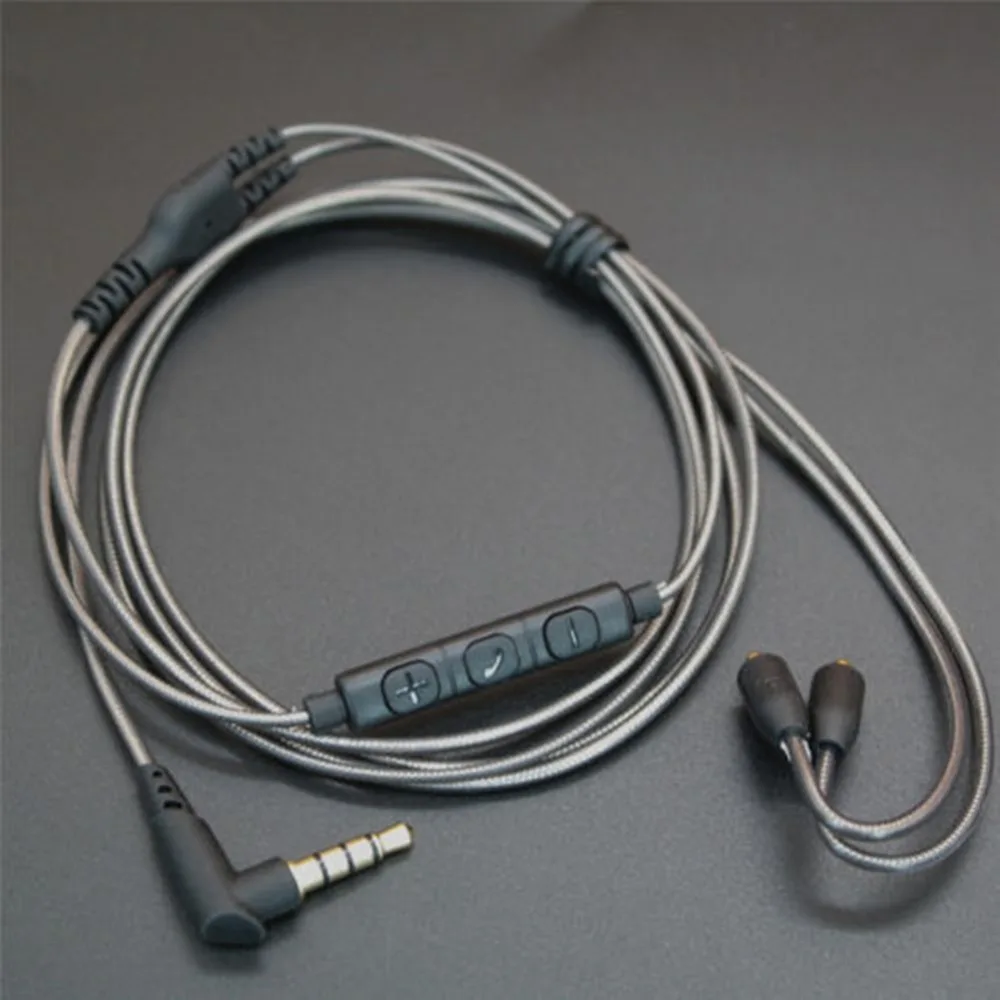 Náhradné Upgrade Audio Kábel Kábel Súlade s Mic pre Shure SE 215 425 535 846 Logitech UE900 Slúchadlá Slúchadlá Slúchadlá