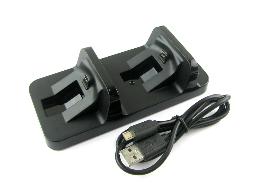 OCGAME Pre PS4 Dual USB Nabíjací Dock Stanica Stánok Nabíjačka Pre PS4 Herný ovládač rukoväť S USB Kábel