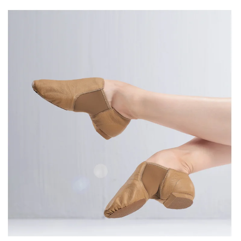 Originálne Kožené Úsek Jazz latinskej Salsa Tanečné Topánky Pre Ženy Jazz Balet Topánky Učiteľov v Tanečnej Sandále Buďte Obuvi