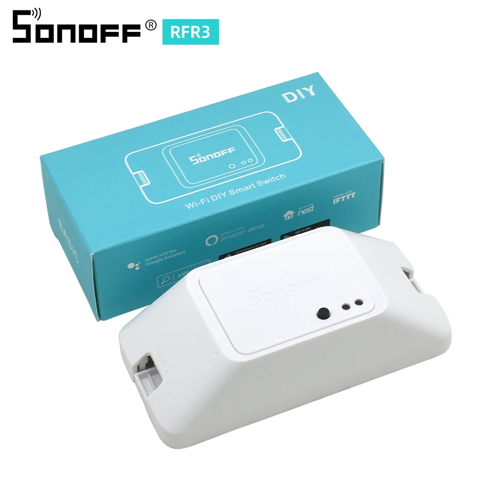 Originálne Sonoff 433MHz DIY RF R3 Prepnite položku Wifi 220VLight/Hlasové Ovládanie Pre Alexa/Google Asistent Smart Home Prepínač Bezdrôtovej komunikácie