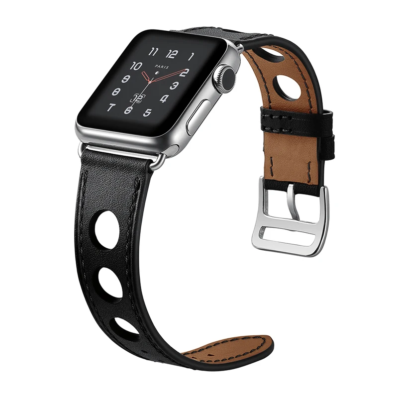 Originálny Kožený náramok pre apple hodinky band 4 5 44 mm 40 mm remienok Silný a odolný pás watchband pre iwatch 3/2/1 42mm 38mm
