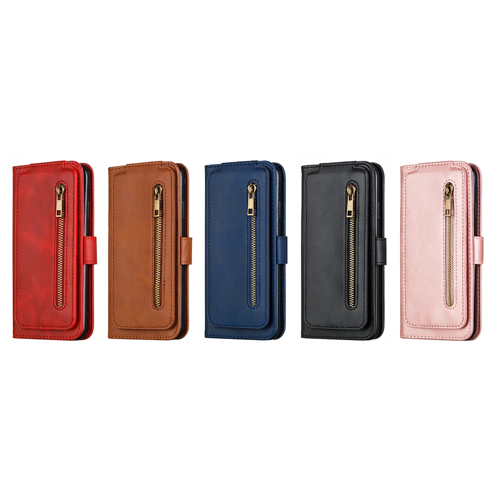 Peňaženka Flip Zips, Kožené puzdro Pre Samsung Galaxy A21S A31 M31 A51 A71 A81 A91 A10 A20 A30 A40 A50 A70 S Kartou Stojan, Kryt Telefónu