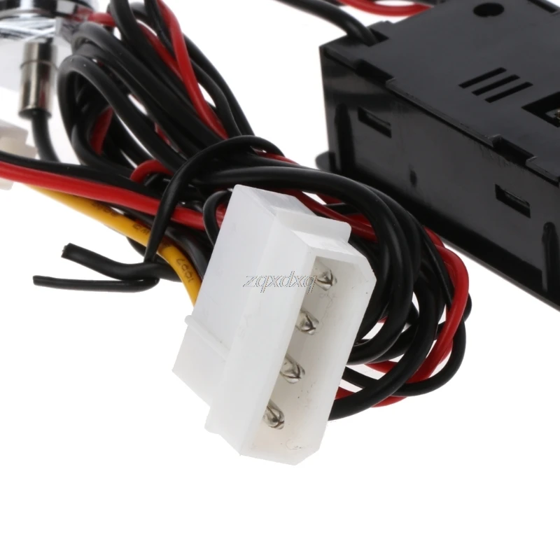 Podsvietenie LED Displej Teplotný Detektor Teplomer S G1/4 Niť 4Pin Napájací kábel Pre PC Systém Vodného Chladenia AUG_22 Kvapky
