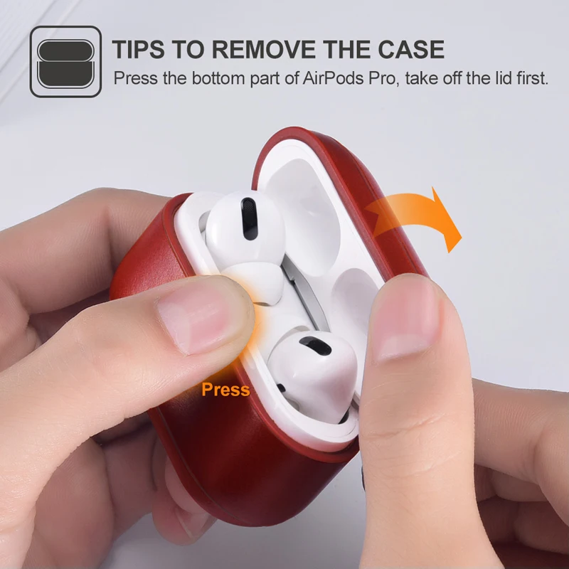 Pre Apple Airpods Pro Pracky Originálne Kožené puzdro Bezdrôtové Bluetooth Slúchadlá puzdro pre Airpod 3. Flip Plnenie Box Prípadoch