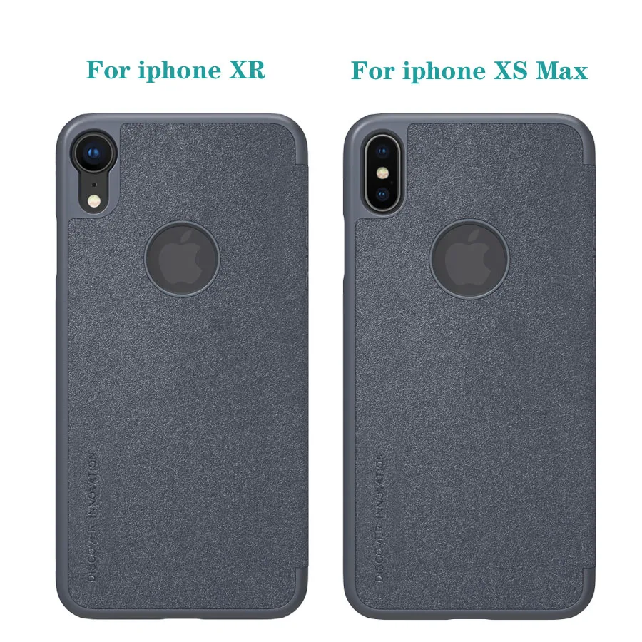 Pre iPhone XR XS Max kryt Flip Prípade NILLKIN Iskru, super tenký Karty, Vrecko na Telefón, flip cover PU kožené puzdro pre iPhone XS Max