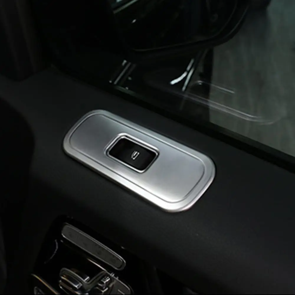 Pre Mercedes Benz G Triedy W463 2019 2020 ABS Uhlíkových Vlákien/Chrome Auto Windows Výťah Tlačidlo Prepnúť Rám, Kryt Výbava Príslušenstvo
