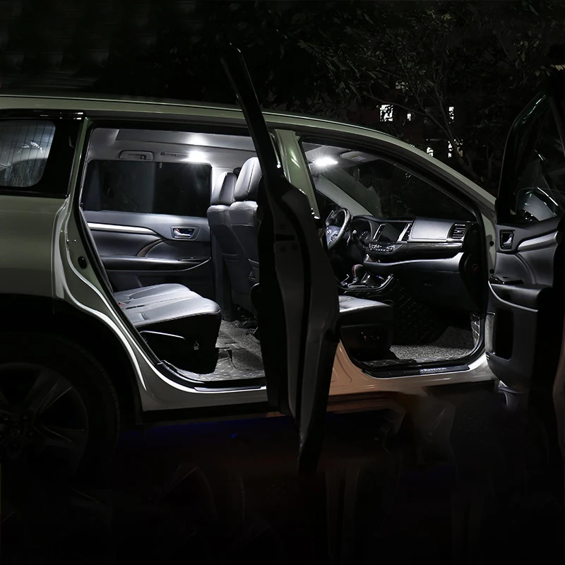 Pre Mercedes Benz S Classe S350 W221 S300 13pcs LED Auto, Interiér Predné, Zadné Stropné Svetlo batožinového priestoru Žiarovky, Zrkadlo na líčenie Lampy