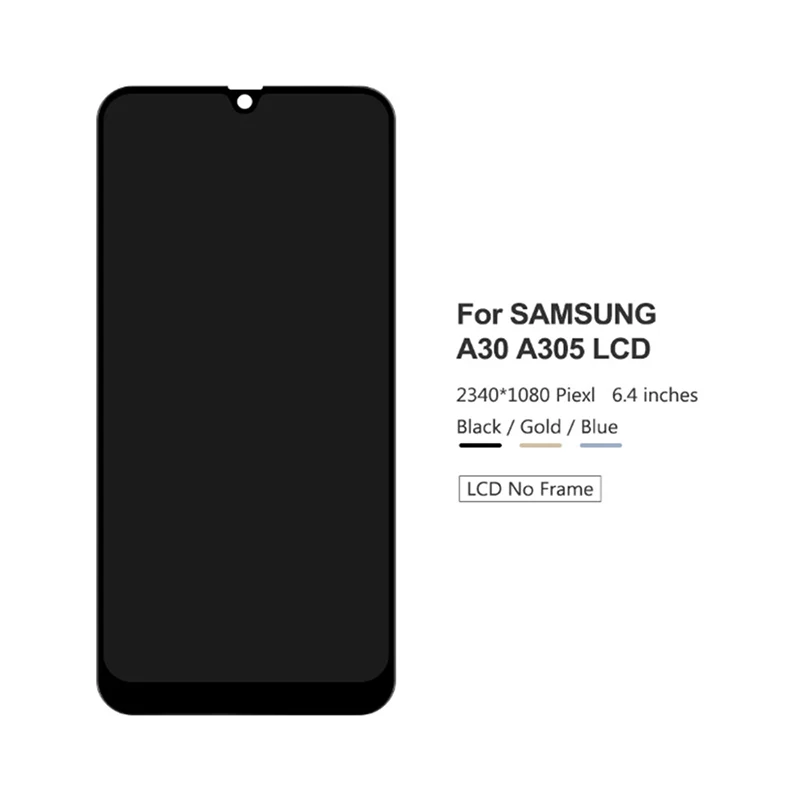 Pre Samsung Galaxy A30 LCD Displej Dotykový Displej Digitalizátorom. Montáž Na SM A305F A305 30 305F Sm-A305F Test
