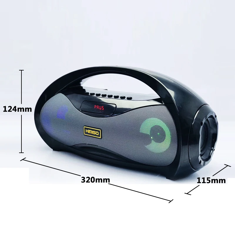 Prenosné Stĺpca Domáce Kino Bezdrôtový Stereo Bass Bluetooth Reproduktor s Mikrofónom Wireless Music Center Systému 4D Stereo Subwoofer