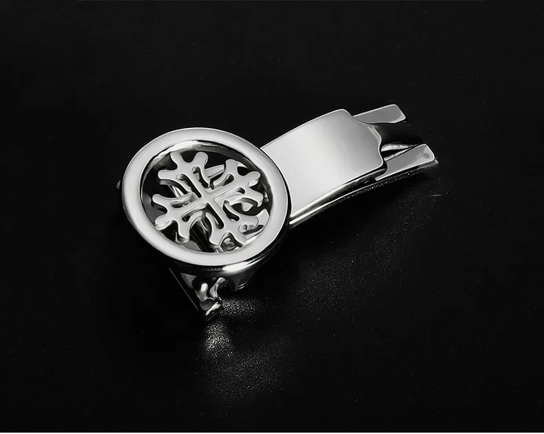Príslušenstvo hodinky Pracky Vhodný pre -Patek-Philippe Hodinky Remienok Skladacia Spona z Nerezovej Ocele Tlačidlo 18 20 mm High-end