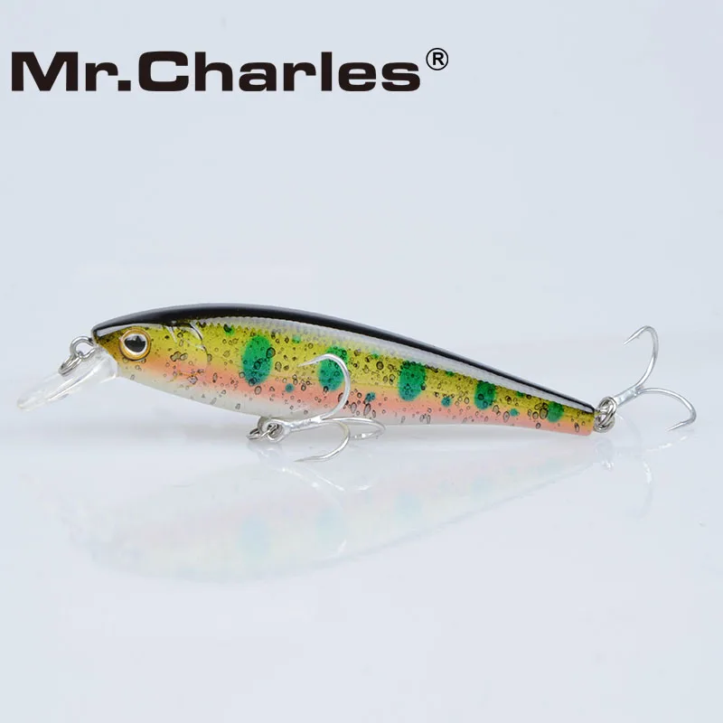 Pán Charles CMC019 Rybárske Lure 80mm/9g 0-1m Plávajúce Super Potopenie Minnow Pevného Návnadu Kvalitné Profesionálne Crankbait