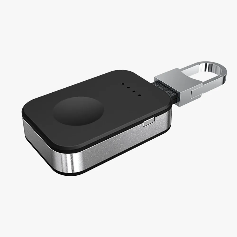 QI Bezdrôtovú Nabíjačku pre Apple Hodinky kapela 44 mm 40 mm 42mm/38mm iWatch 6 5 4 3 Prenosné Externé batérie power bank Kľúč Reťazca