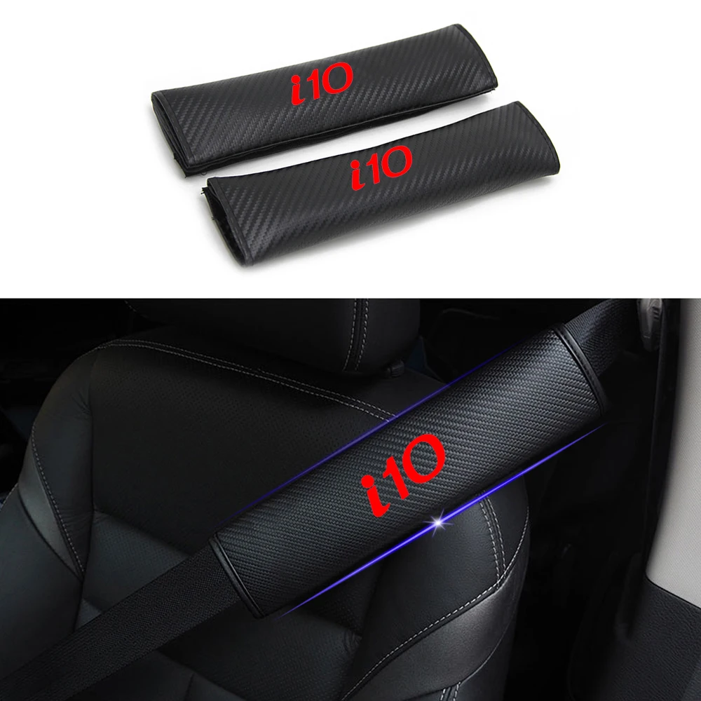 Reflexná Auto pásov rameno Podložky Safe bezpečnostných Pásov Kryt Pre Hyundai i10 Auto Styling Auto Diely 2ks