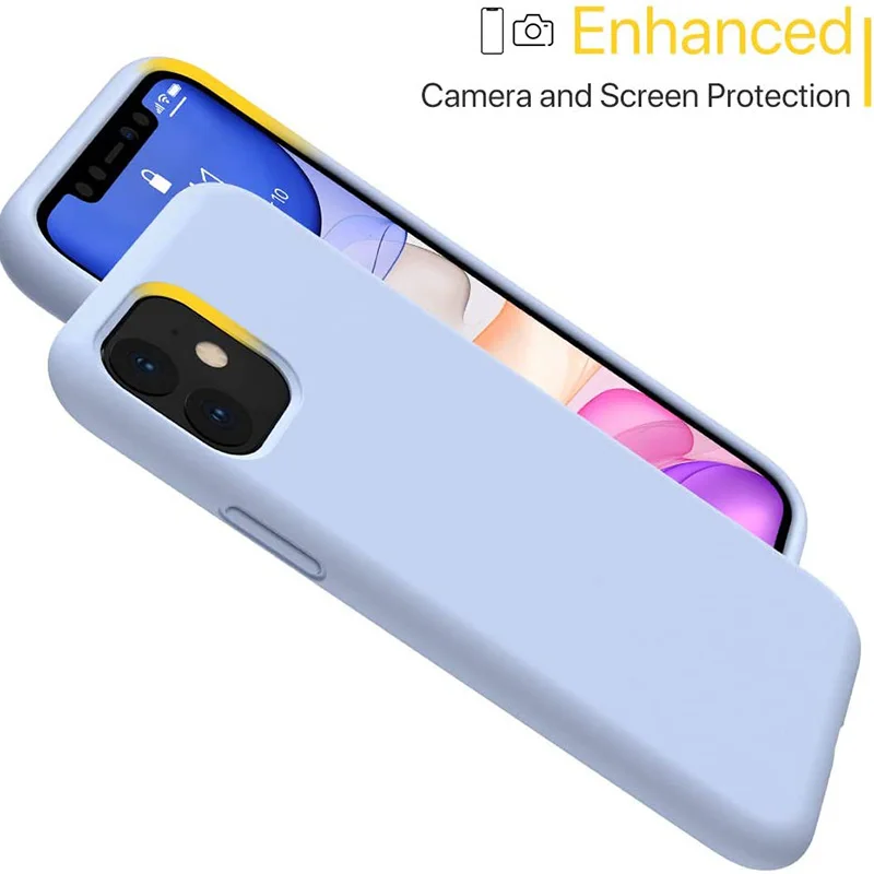 Roztomilý Kvapaliny Pevné Candy Telefón puzdro pre iPhone 11 Pro Max XS XR X SE 2020 Jednoduché Silikónové puzdro pre iPhone 7 6 8 Plus Mäkké Pokrytie