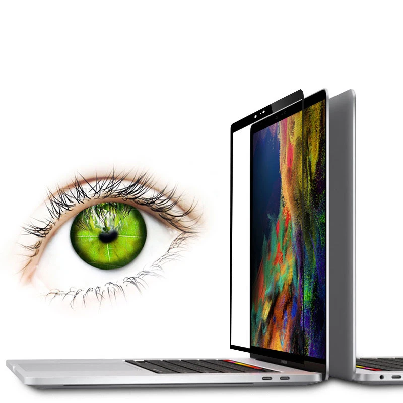 Screen Protector Pre MacBook Pro 13 Vzduchu 13 Mac book 11 vzduchu 12 Retina 13 pro Air 2018 ochranný film Kryt S Čiernym Rámom