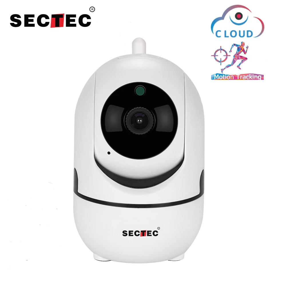 SECTEC 720P Cloud Bezdrôtové IP Kamery Inteligentné Auto Sledovania Ľudskej Domáce vnútorné Zabezpečenia Dohľadu CCTV Siete Wifi, Cam