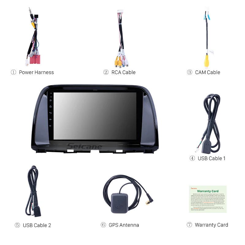 Seicane Android 9.1 2 Din 9-Palcový Auto rádio Multimediálny Prehrávač Videa auto Stereo GPS Pre rok 2012 2013 Mazda Cx-5 cx5 cx 5