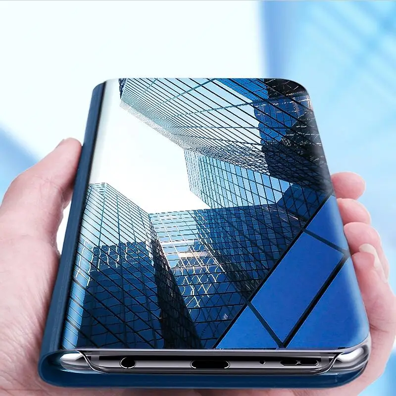 Smart Mirror Filp Kryt Pre Samsung A51 A50 A71 A70 Prípade Luxusné Kožené Nárazník Pre Samsung Galaxy A21 A41 A11 A01 S20 Ultra Plus
