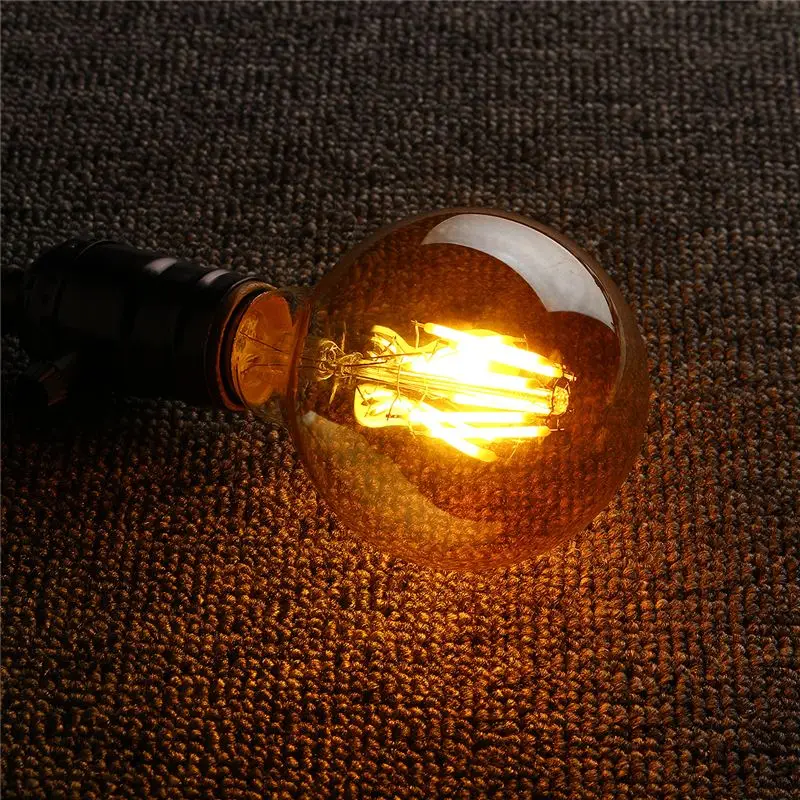 Smuxi Edison Žiarovka E27 B22 220V 6W G80 Retro Lampy Žiarovky Edison Lampy Žiarovky Žiarovky Ampoule Vintage Lampa Pre Decor