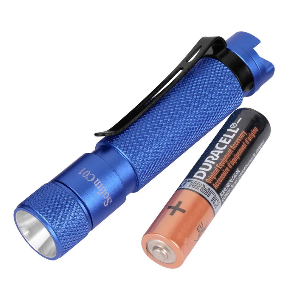 Sofirn C01 Špeciálne Mini LED Baterka AAA Vysokej 95 CRI 3400K LED keychain Klobúk Svetlo 6 farieb