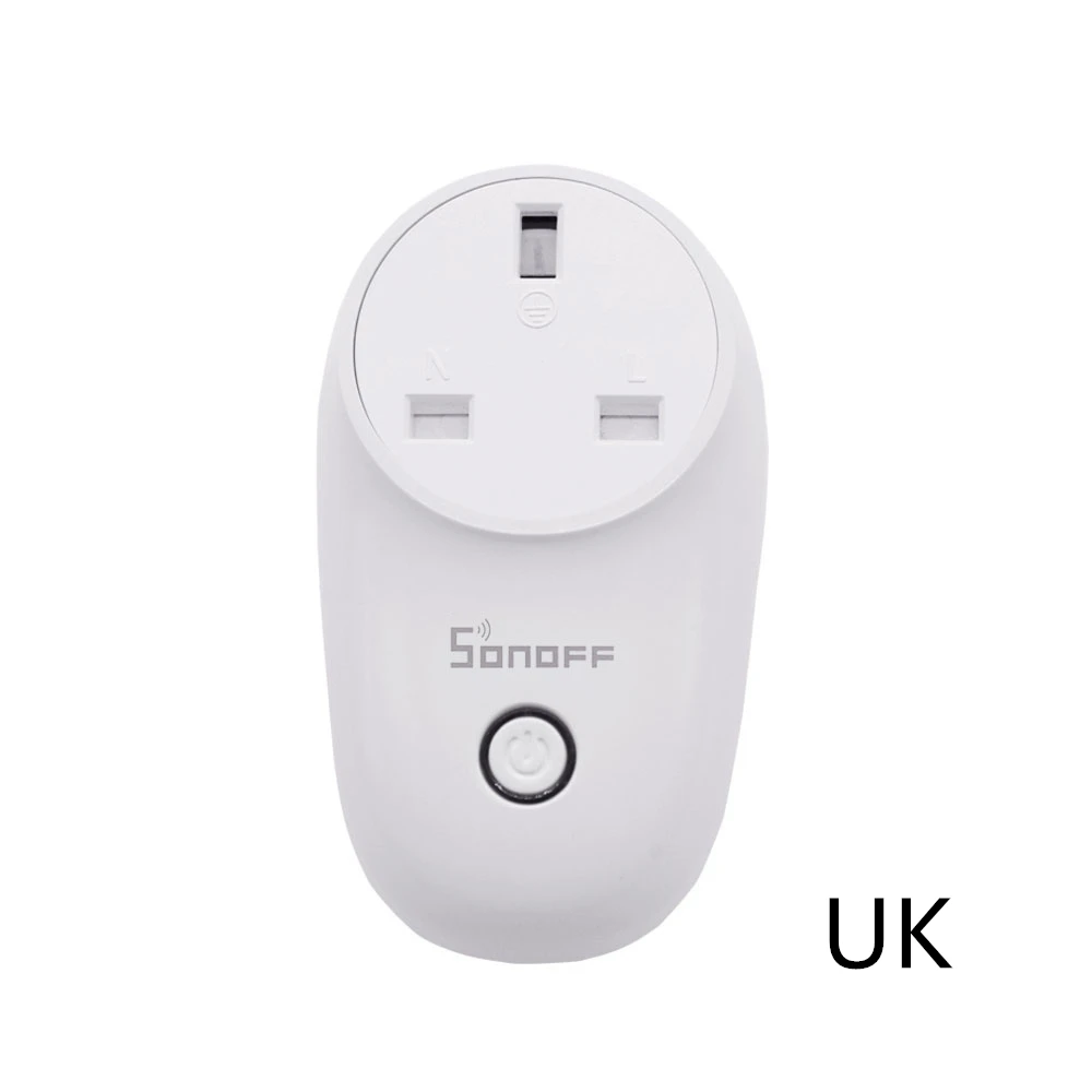 Sonoff S26 WiFi Smart Zástrčky UK/EÚ Bezdrôtový Napájacie konektory Smart Home Relé Prepínač Bezdrôtového Diaľkového Ovládania Práce S Alexa