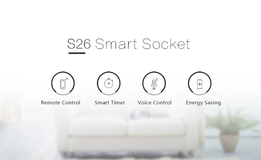Sonoff S26 WiFi Smart Zásuvky CN/US/EU/UK/AU Bezdrôtové Plug Zásuvky Napájania Smart Home Prepínač Funguje S Alexa Google Asistent IFTTT