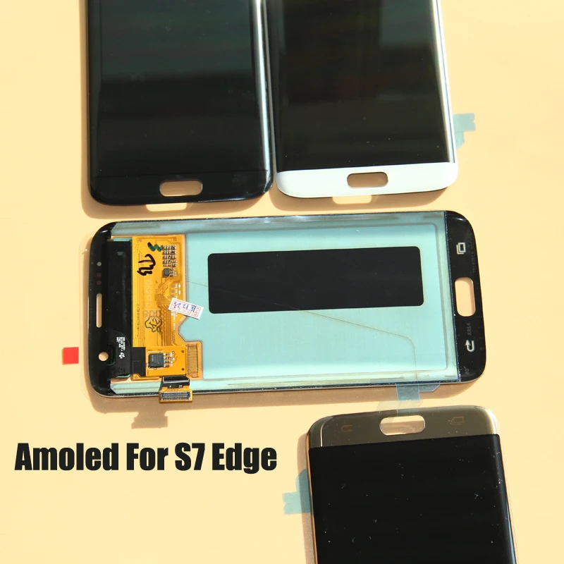 SUPER AMOLED pre SAMSUNG Galaxy s7 okraji G935 G935F LCD Displej Digitalizátorom. Dotykový Displej