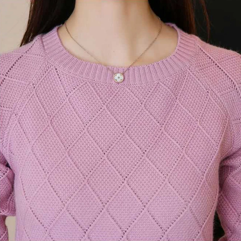 Sveter žena Pulóvre jeseň roku 2019 nový sveter dámske dlhé rukávy Pulóver žena voľné zrastov krátke tričko, kabát, blúzky