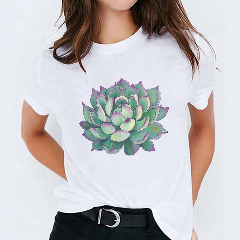 T-košele Top pre Ženy, Akvarel Tlač 90. rokoch Štýl Oblečenie Tlač Lady Dámske Graphic T Shirt Ladies Ženský Čaj T-Shirt