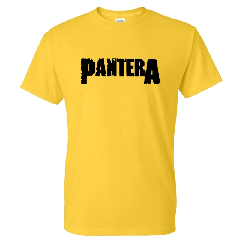 T-shirt Thrash Metalová Kapela Streetwear Módy Pantera Muži Ženy Kvalitné Bavlnené Tričko Šport Bežné Tričko Hip Hop Tričká Topy