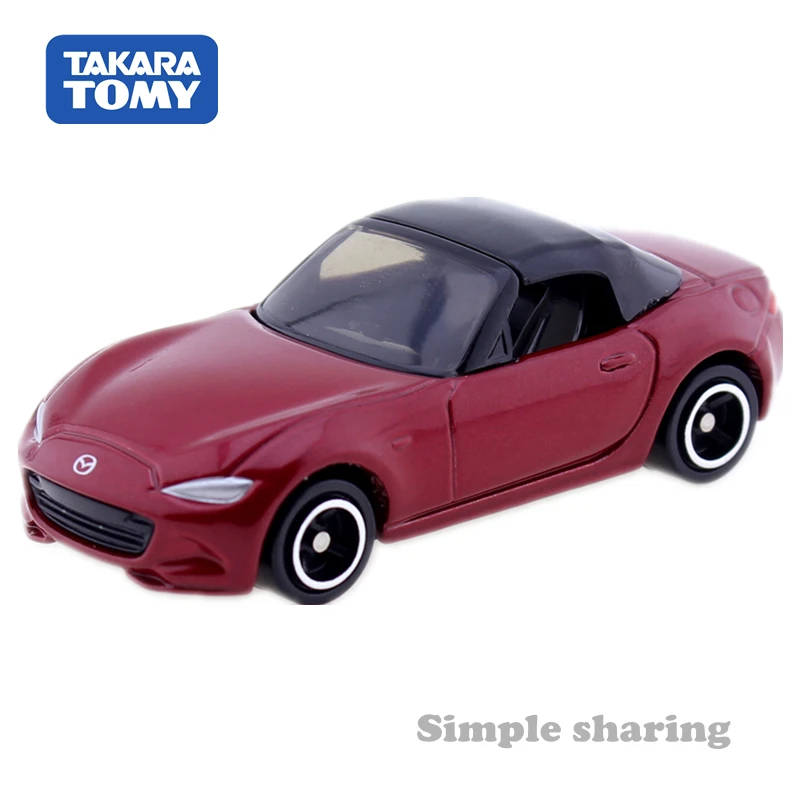 Takara Tomy Tomica Č. 26 Mazda Roadster, Červená 1/57 Diecast Hot Pop Miniatúrne Cudzie Auto Magic Deti Hračky, Model Pre Deti