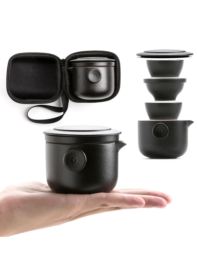 TANGPIN keramické teapots s 2 čajových šálok porcelánu gaiwan čaj sady prenosné cestovné čaj sady drinkware
