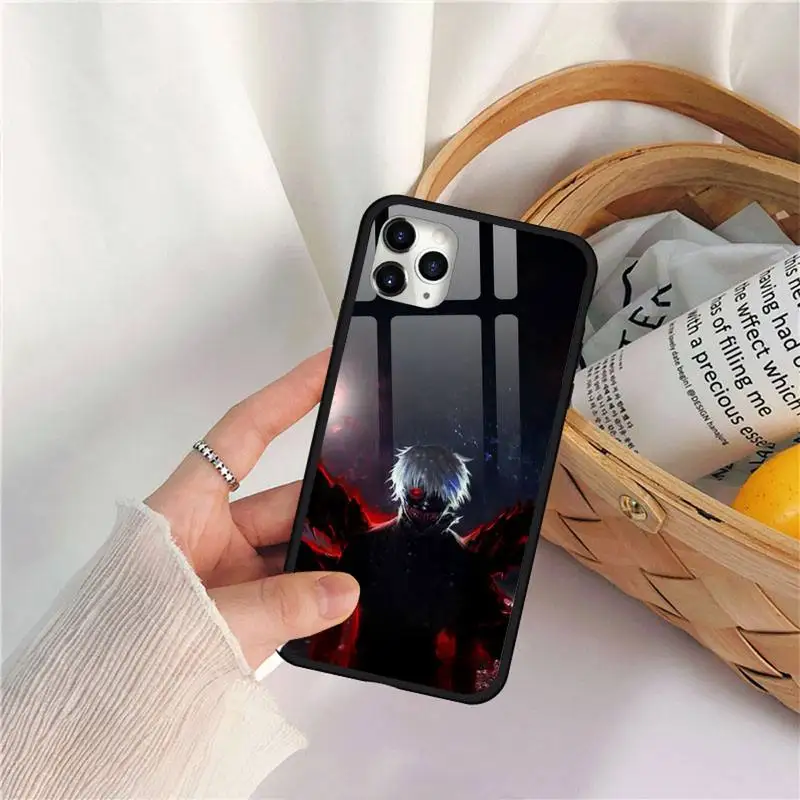 Tokio Vlkolakmi Vlkolak Anime Telefón Prípade Tvrdeného skla pre iPhone 11 12 mini pro XS MAX 8 7 Plus X XS XR